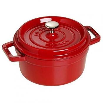 Cacerola de Hierro Fundido STAUB, 20 cm, 2,24 L, Rojo cereza