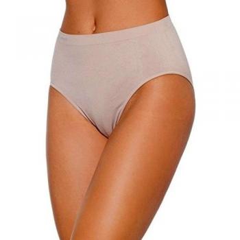 Selene 703, Bragas Sin Costuras, Talla Única, Pack de 6, Marfil