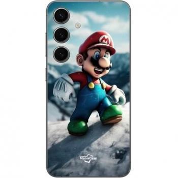 Flexible Black Mario Phone Case – Samsung Galaxy S25 Plus – Super Mario Bros