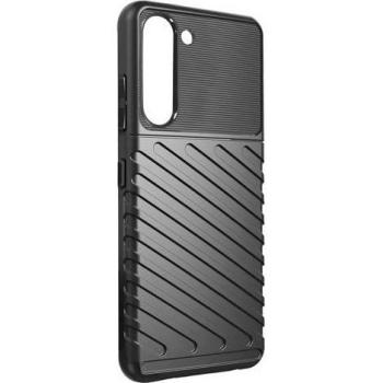 Protezione Avizar Samsung S23 Silicone Texture Nera Antiscivolo Serie Thunder