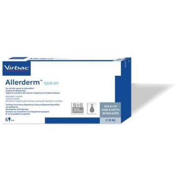 Virbac Allerderm Spot On for Skin Treatment in Cats and Dogs under 10 Kg