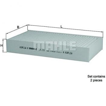 MAHLE Filtro cabina LA 295/S