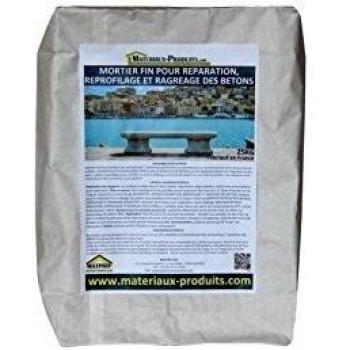Mortier de ragréage 25 Kg Gris