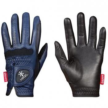 Elite Grippp Leather Gloves for Riding – Navy, 11