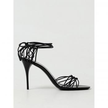 SAINT LAURENT Sandali Babylon In Pelle 90mm Nero 37.5