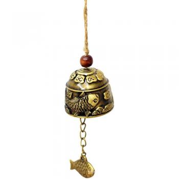 Fortune Dragon Fish Hanging Bell