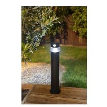 Borne solaire GALIX G4585C Lumière Forte Inox Détecteur 150 Lumens