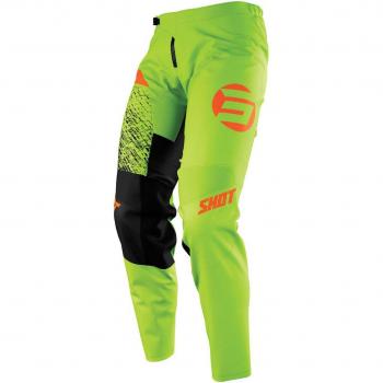 Habillement Motocross Jeune Cycliste Shot Devo Roll Vert-Orange T4/5