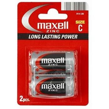 Pilas Maxell Salina Manganeso Tipo C R14