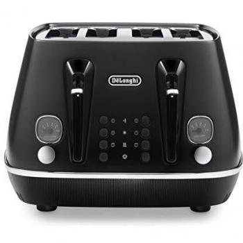 De'Longhi CTIN4003.BK 4 Slice Toaster