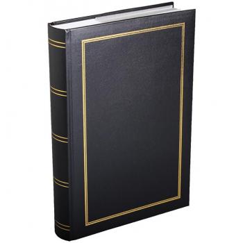 Elegant svart fotoalbum 300 bilder 11x15