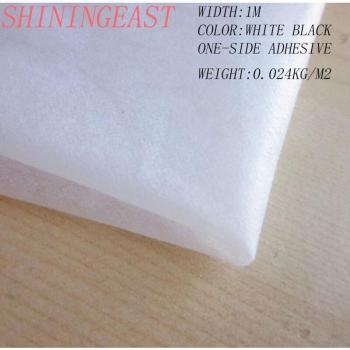 10m Black White Interlining Cloth for Handmade Accessories