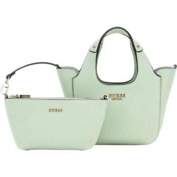GUESS Sac à main menthe pour femme – Helina Mini Tote Celadon