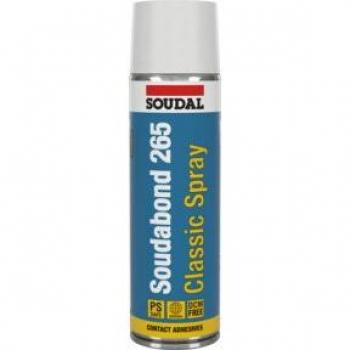 Soudal 500ml Transparent Contact Adhesive Spray