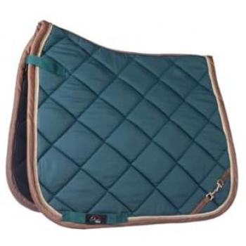 HKM GoldGate Bit Saddle Textile – Petrol Finish for Horses & Ponies