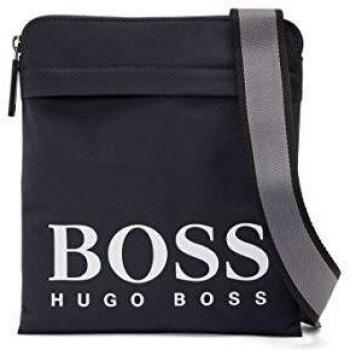 BOSS Herren Eco‑Zip Magnif214_S Umhängetasche – Navy 411 – EU Standardgröße