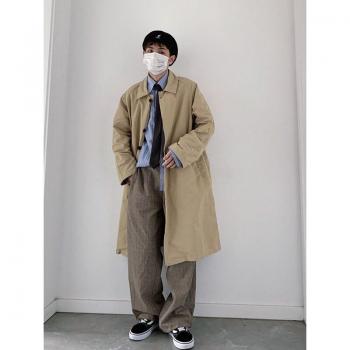 Veste Trench Homme Style Coréen