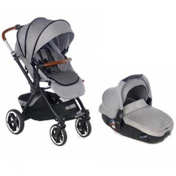 Jane Crosslight Grey Travel System with Nursery Essentials