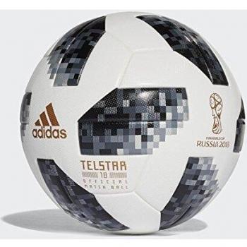 FIFA Weltmeisterschaft Spielball adidas Herren – White/Black/Silver Metallic, 5
