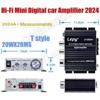 Small Hi-Fi Digital Car Power Amplifier 20W RMS X2