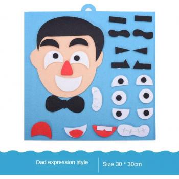 Juguete de Puzle Educativo 30CM x 30CM para Desarrollo Emocional