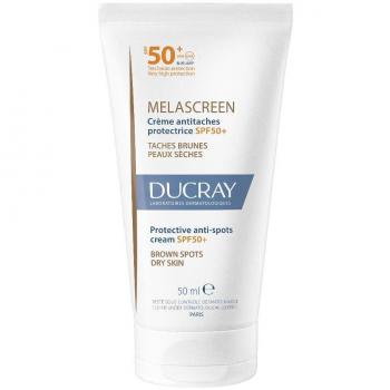 Ducray Melascreen Anti-Brown Spot Sunscreen Cream with Broad Spectrum UVA/UVB Protection, SPF 50+, 40 mL