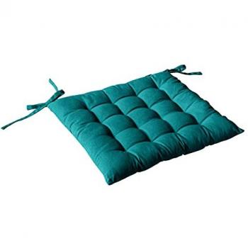 Vert Émeraude – Assise Chaise Piquée 40 cm × 40 cm