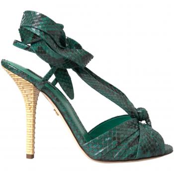 Emerald Exotic Leather Pumps – Size 9 US