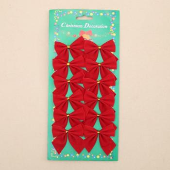 Lazos decorativos para árbol de Navidad 5 cm 12 Uds
