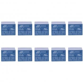 L9NA 10 Pack 5 Pins Relay 12V DC