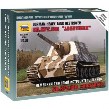Maquette de combat 1/100 – JAGDTIGER SD.KFZ.186 – Zvezda
