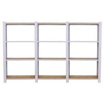 Estantería Madera Blanca 2400 mm Simon Rack Officlick 4/300 + tapas OSB