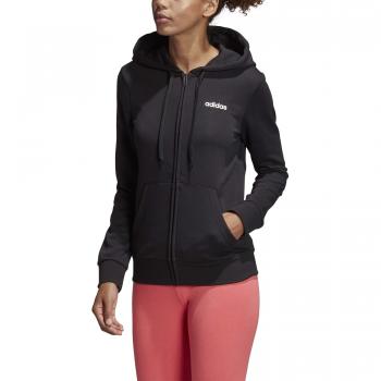 Adidas Damen W E PLN FZ HD Shirt Schwarz/Weiß 2XS