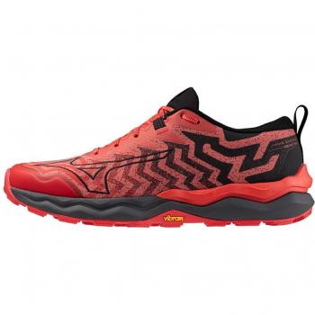 Mizuno Wave Daichi 8 Chaussures de Course Mixte Enfant, Noir (Black/Silver), 42.5 EU