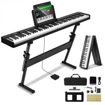 Piano Pliable Numérique 88 Touches VEVOR pour Débutants