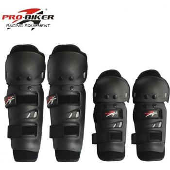 PRO-BIKER Cycling Elbow and Knee Pad Set