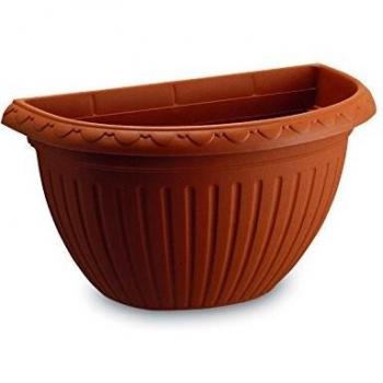 Vaso da muro in plastica 40x22 cm
