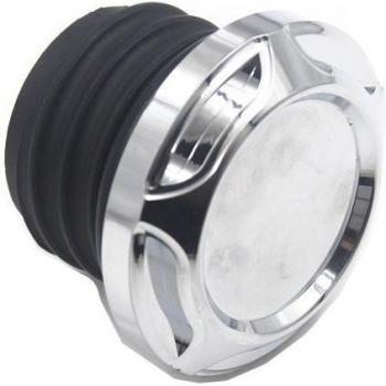 Black Chrome Oil Cap Cover for Harley Heritage Softail Sportster XL1200 883 Touring