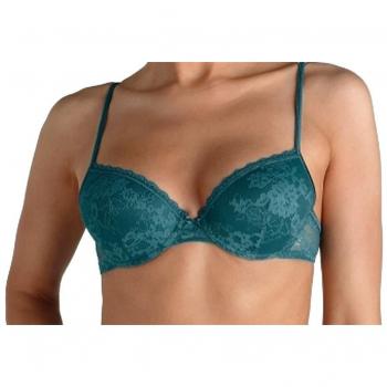 Triumph Sensual Lace W Opal Green Plunge Bra 36DD