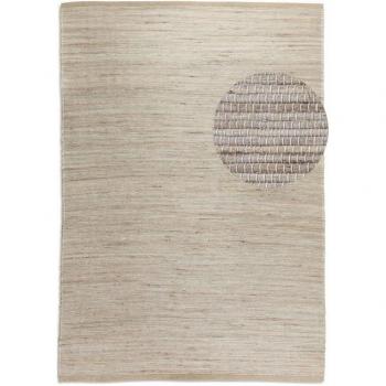 Dhaka Handloom Jute Rug in Cream 60cm x 90cm