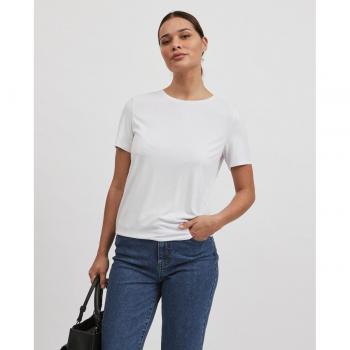 Camiseta Casual de Manga Corta Vila Femenina