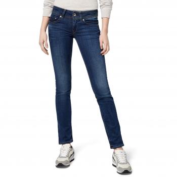 Jeans Midge Saddle Straight G-STAR RAW para Mujer, Azul (dk aged 6553-89), 26W / 30L