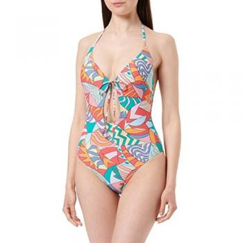 Bañador de natación mujer Barts Flinder Halter One Piece verde talla 40