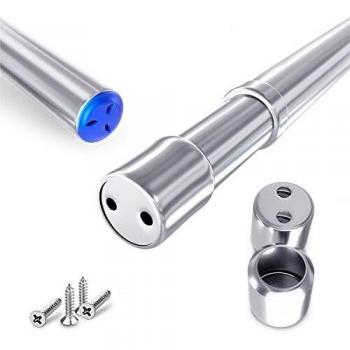 Stainless Steel Wardrobe Hanging Rod with Fittings