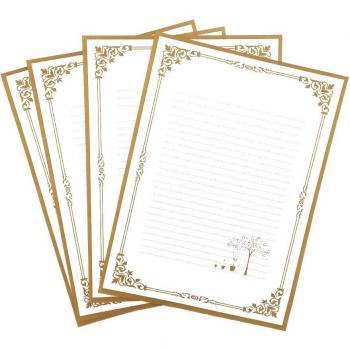 Papel de Oficina Vintage 8 Paquetes