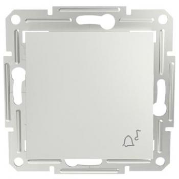Simbolo campanello pulsante Schneider Electric Bianco Asfora RAL 9003