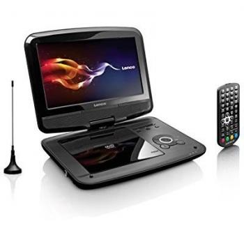 LENCO DVP-9413 Portable DVD Player Black Display Condition Good