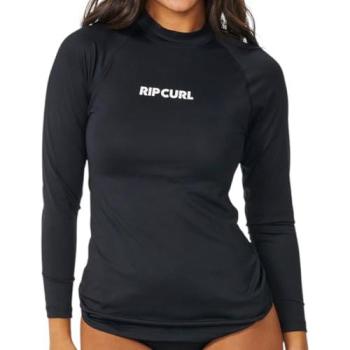 Rip Curl Túnica UV Protect – Manga larga, color negro, talla XL