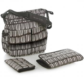 Jane Mama Designer Changing Bag (Black Taupe)