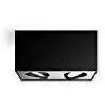 Philips myLiving foco LED Box 2 luces 4.5 W negro